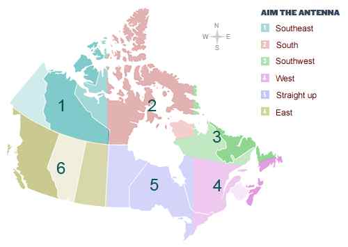 Canadian Sirius Signal Coverage