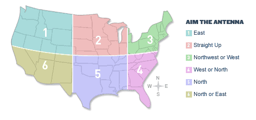 American Sirius Signal Coverage